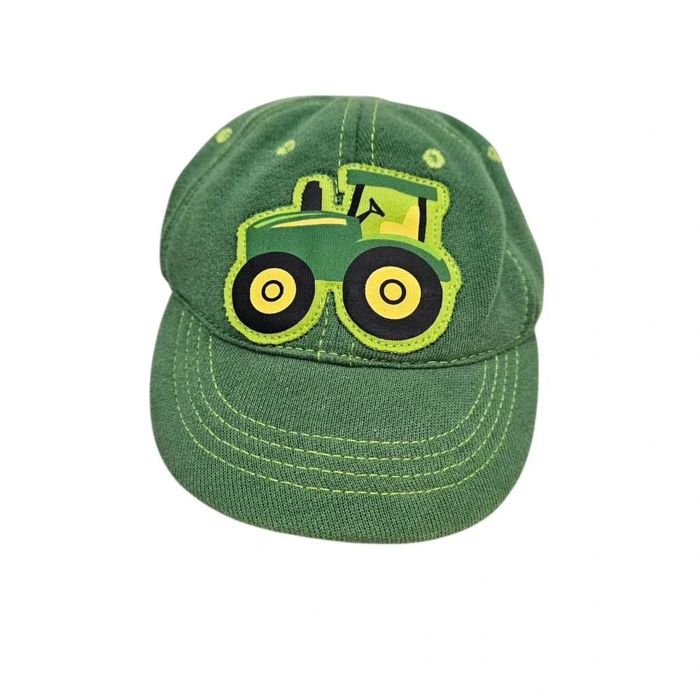 John Deere Kids Green Tractor Baseball Cap Infant Toddler Hat Cotton Blend